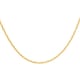 9K Yellow Gold Twisted Curb Chain (Size 16) with Spring Ring Clasp