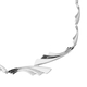 RACHEL GALLEY Sandblast Texture Collection - Rhodium Overlay Sterling Silver Necklace (Size 20), Silver wt 34.68 Gms