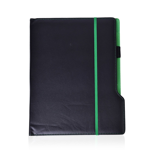 Green and Black Colour Diary (Size 32X25.5 Cm) with In-Built Calculator