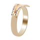 9K Yellow Gold Diamond Cut Textured Ring