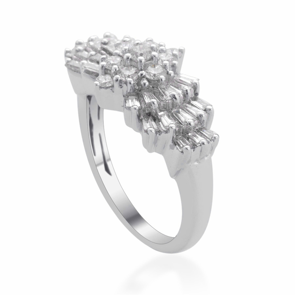 ILIANA 18K White Gold IGI Certified Diamond (Rnd) (VS-S I / G-H) Ring 1.000 Ct.