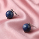 Kyanite Earrings in Rhodium Overlay Sterling Silver 47.00 Ct