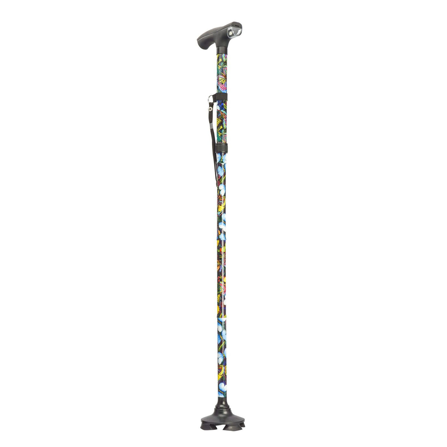 Zoomer Collapsible Walking Cane- Butterfly