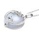 Opalite Dragon Pendant with Chain (Size 20 with 2 inch Extender) in Silver Tone 35.00 Ct.