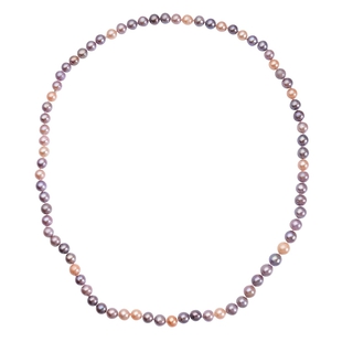 Multi Colour Edison Pearl Beads Necklace (Size 30)