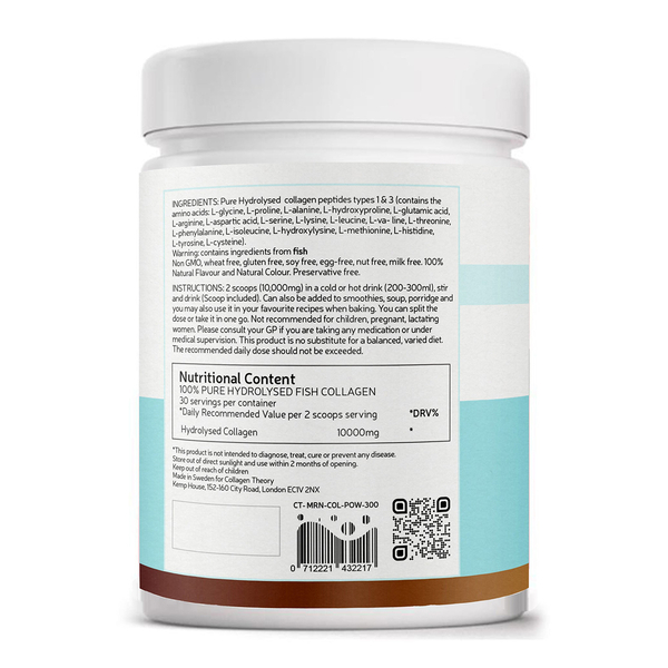 Collagen Theory: Radiant Pure Premium Marine Collagen Powder - 300g