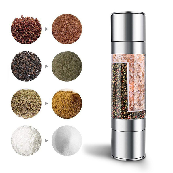 2 in 1 Storage and Manual Grinder (Size 22x5 cm)
