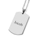 Personalised Engravable Gents Dog tag in Stainless Steel