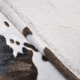 Cow Pattern Sherpa Faux Fur Blanket ( Size 200x150 Cm) - White, Black & Brown