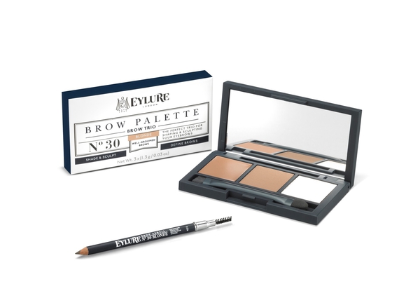 Eylure Brow Kit- Firm Brow Pencil Blonde and Eye Brow Palette Blonde