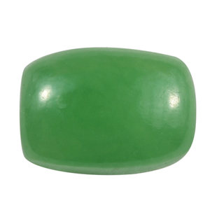 Dyed Green Jade Cushion 7x5mm -1.08 Ct