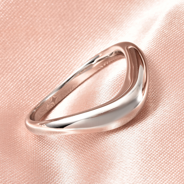 Rhodium Overlay Sterling Silver Ring