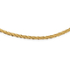 Vicenza Collection 14K Gold Overlay Sterling Silver Chain (Size 16-24 Adjustable), 3.60 Gms.