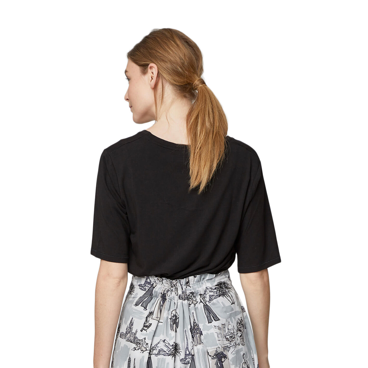 Thought Bamboo Base Layer Tee (Size 10) - Black