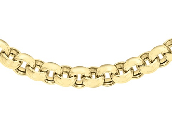 Close Out Deal 9K Y Gold Belcher Necklace (Size 18), Gold wt 17.90 Gms.