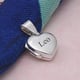 Personalised Engravable Heart Pendant in Silver