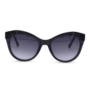 SWAROVKSI Dark Grey Cat-Eye Sunglasses with Grey Lenses