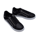 Faux Leather Studded Trainers in Black (Size 4)