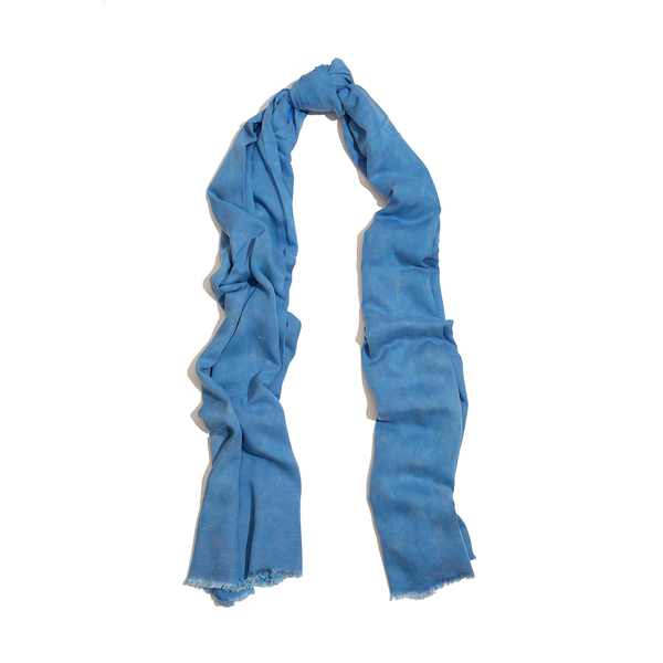 Blue Colour Scarf (Size 200x120 Cm)