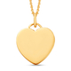 Yellow Gold Overlay Sterling Silver Pendant with Chain (Size 18), Gold Wt. 6.00 Gms