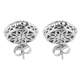 NY Close Out -14K White Gold Diamond (SI-I1/G-H) Stud Earrings (with Push Back) 1.50 Ct.