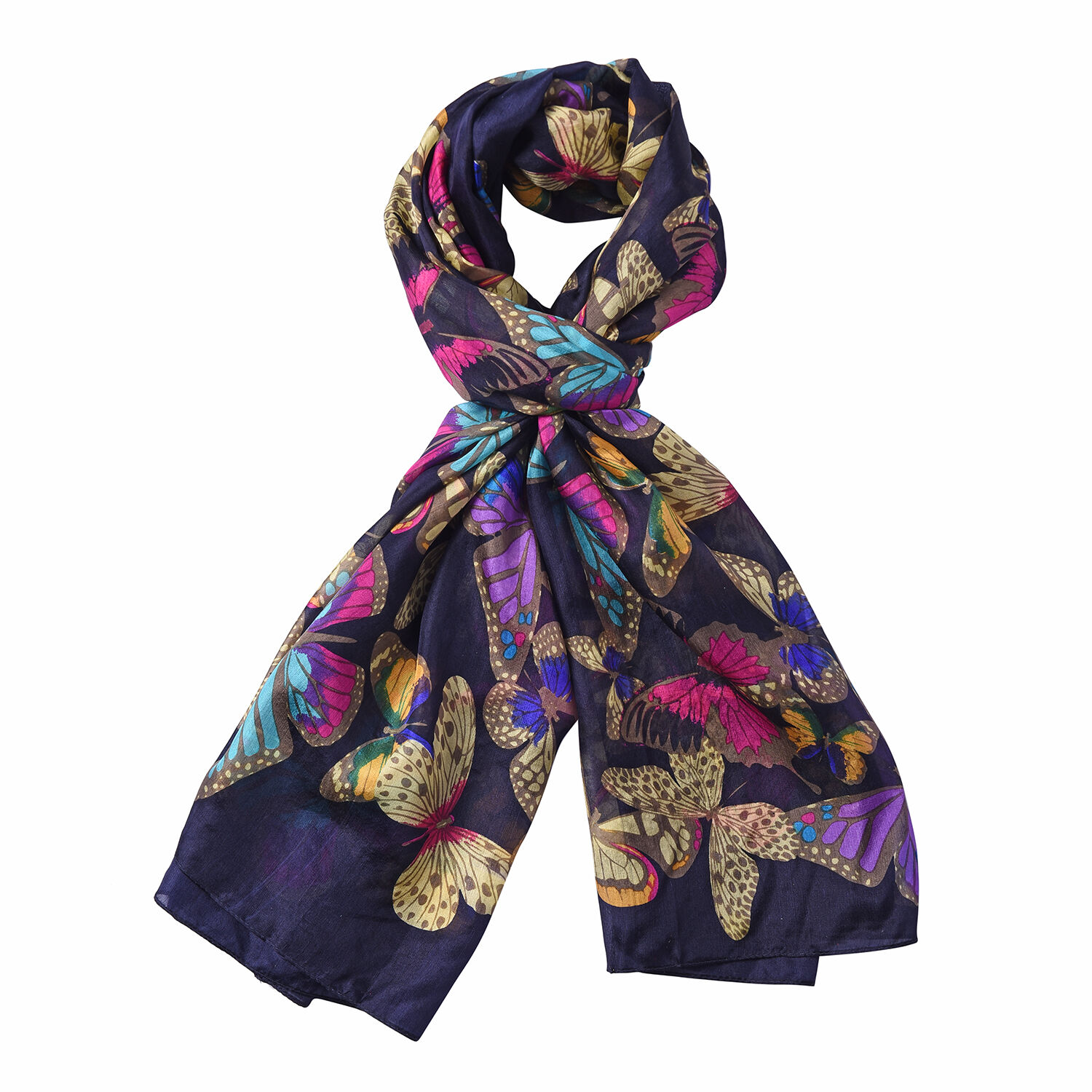 LA MAREY 100% Silk Scarf