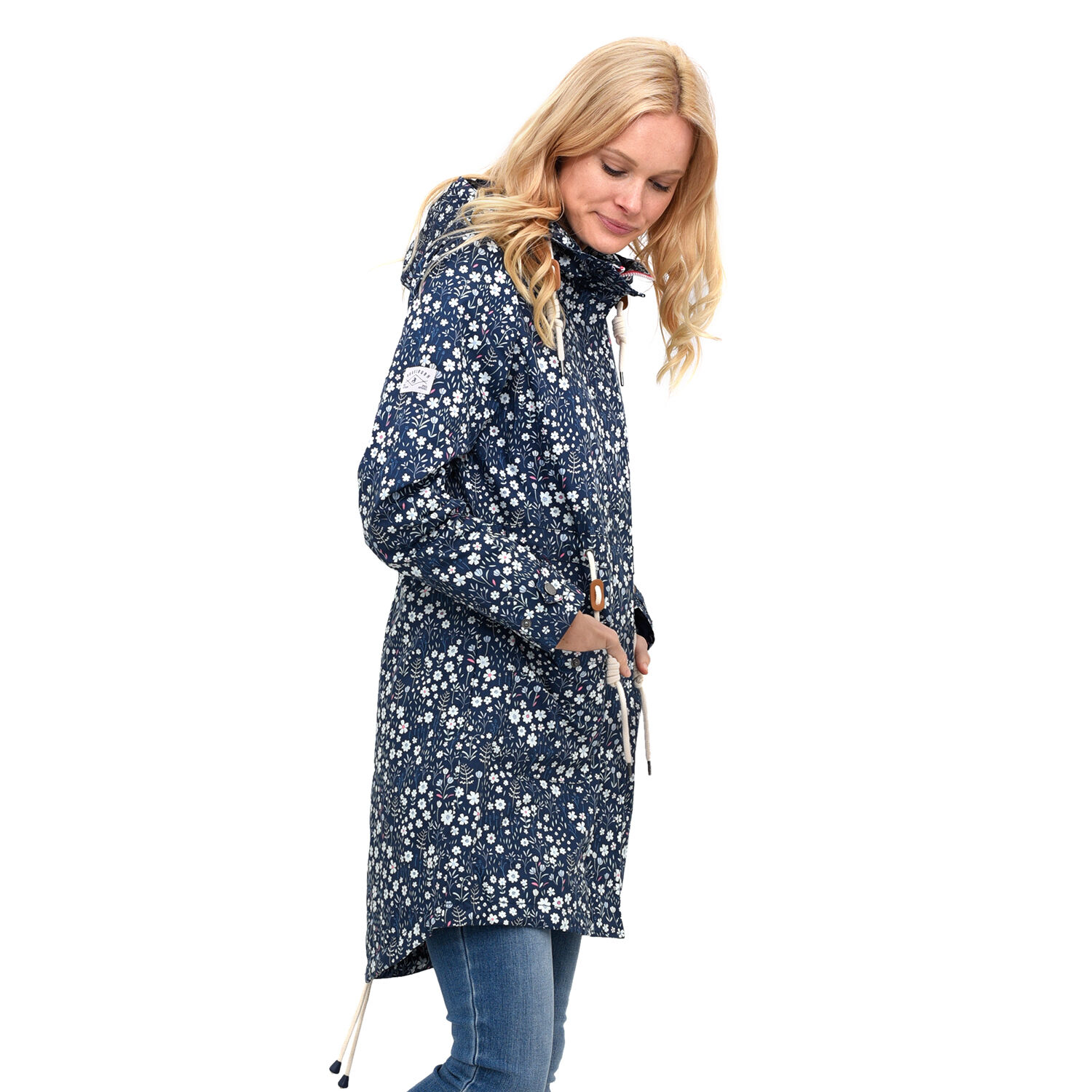 BRAKEBURN Ditsy Flower Printed Raincoat(Size-12)