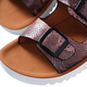 LA MAREY Snake Skin Pattern Two Strap Slip on Sandal (Size 3) - Pink
