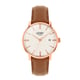 Henry London Regency Unisex Rose Gold Case Watch with Tan Leather Strap