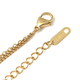 Necklace (Size 17.5) in Yellow Gold Tone