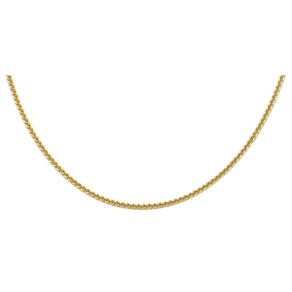 Hatton Garden Close Out- 9K Yellow Gold Spiga Necklace (Size - 24), Gold Wt. 6.05 Gms