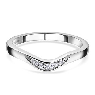RHAPSODY 950 Platinum IGL Certified Diamond (E-F/VS) Ring 0.05 Ct.