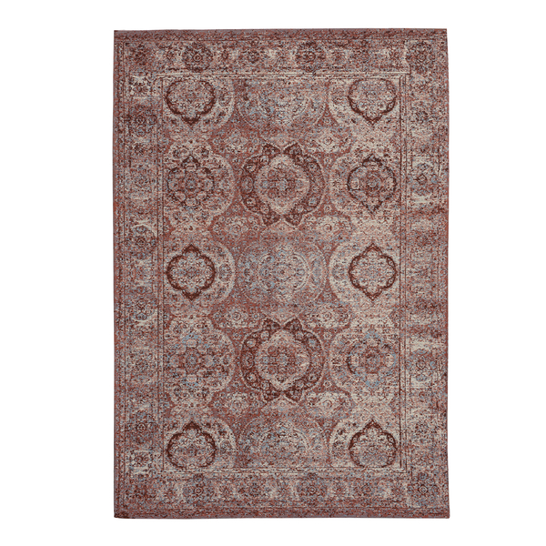 Premium Collection - Persian Style Jacquard Woven Cotton Area Rug with ...