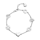 RACHEL GALLEY Amore Collection - Rhodium Overlay Sterling Silver Station Bracelet (Size - 8 with Ext