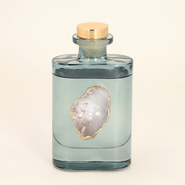 The 5th Season Scent Artistic Conception Fragrance Diffuser Crystal Hole Agate High Bottle 180 ML - Green