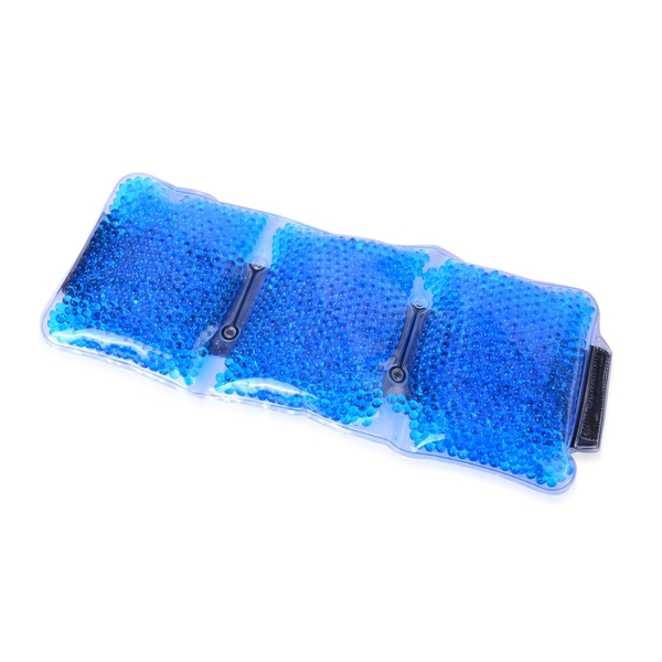 Reusable Hot and Cold Therapy Gel Beads Pack for Shoulder and Back with Strap