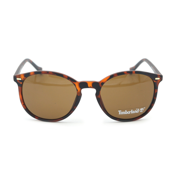 Timberland Retro Tortoise Sunglasses with Brown Lenses