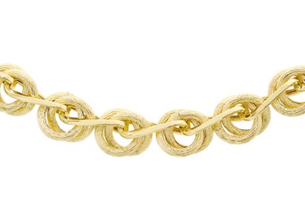 Close Out Deal 9K Y Gold Link Chain (Size 18), Gold wt 12.70 Gms.