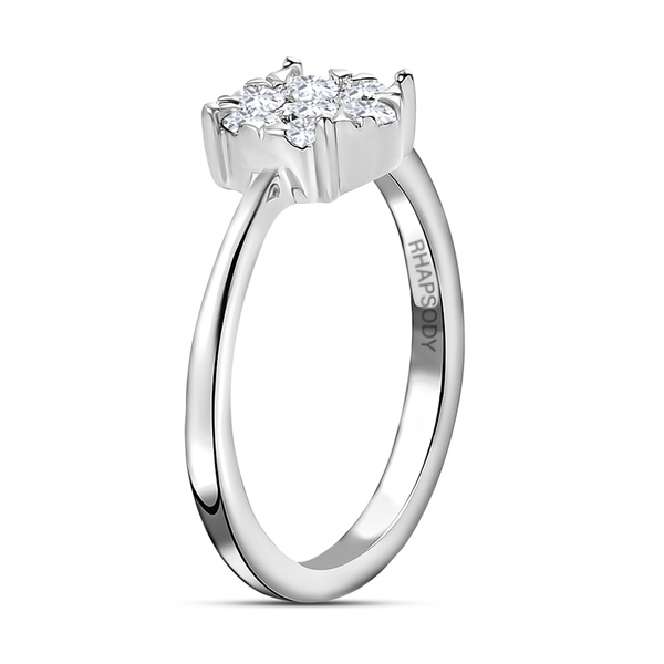 RHAPSODY 950 Platinum IGI Certified Diamond (VS/E-F) Ring 0.50 Ct.