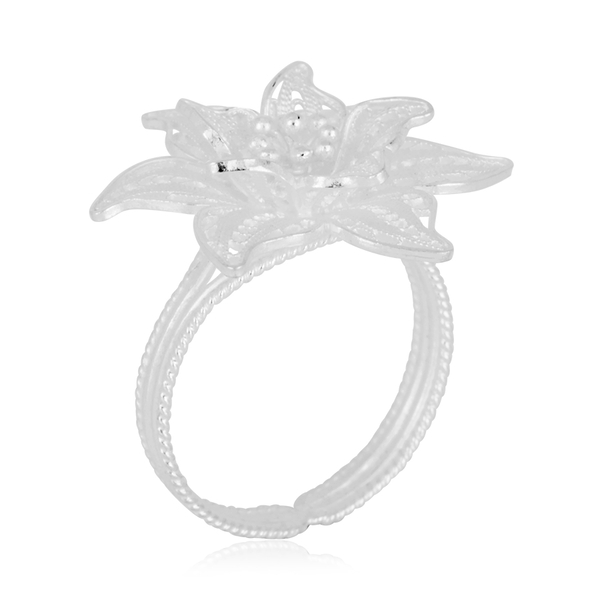 Royal Bali Collection Sterling Silver Ring, Silver wt 3.63 Gms.