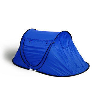 Wilderness Easy Install Camping Tent for 2 to 4 Person ( Size: 225x110x90Cm) - Blue