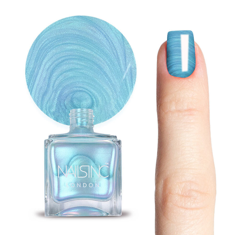 Nails Inc: Selfmade Mermaid - 14ml & Iridescent Blue - 14X2 ML