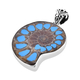 Royal Bali Collection - Ammonite Enamelled Pendant in Sterling Silver