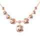 RACHEL GALLEY Orbit Collection - Tanzanite Necklace (Size 20) in Rose Gold Overlay Sterling Silver 2.74 Ct, Silver Wt 21.36 Gms