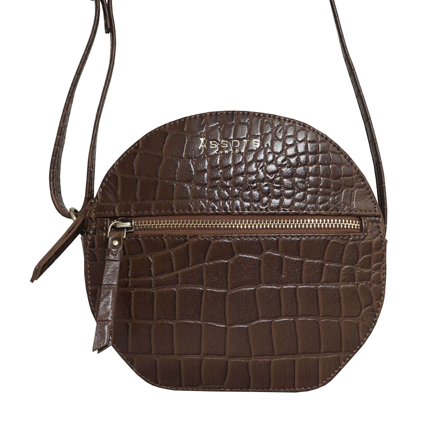 round croc bag