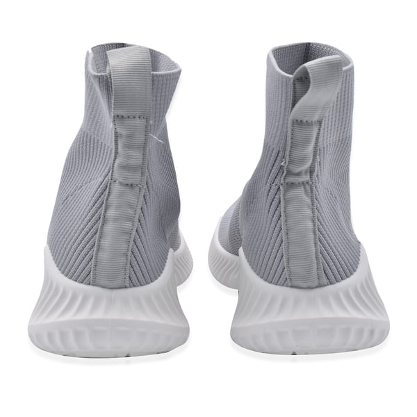 OTO - Grey Stretch Sock Trainers (Size 3)