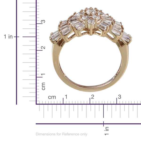 9K Y Gold (Rnd) Ring Made with Finest CZ