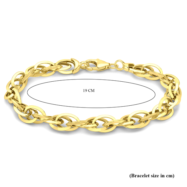 9K Yellow Gold  Bracelet,  Gold Wt. 5.9 Gms
