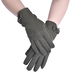 Cashmere Gloves with Faux Fur (Size 24x9 Cm) - Green
