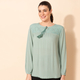 TAMSY 100% Viscose Plain Top (Size 8) - Olive Green